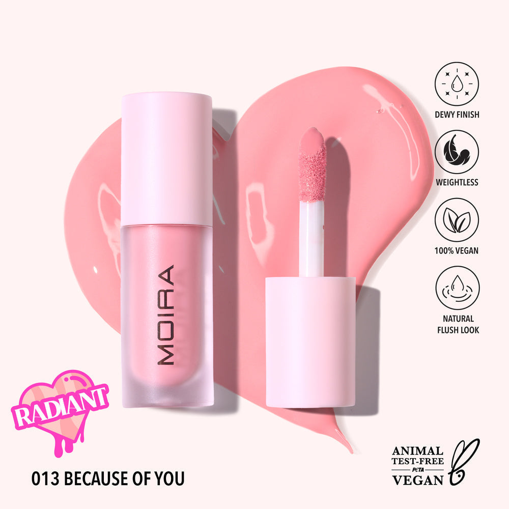Moira Love Steady Liquid Blush w/ Display 108pcs + tester