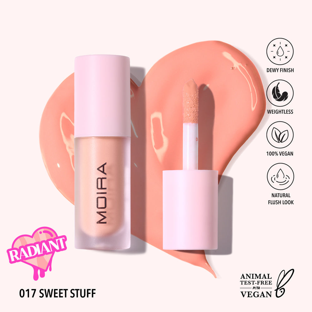 Moira Love Steady Liquid Blush w/ Display 108pcs + tester