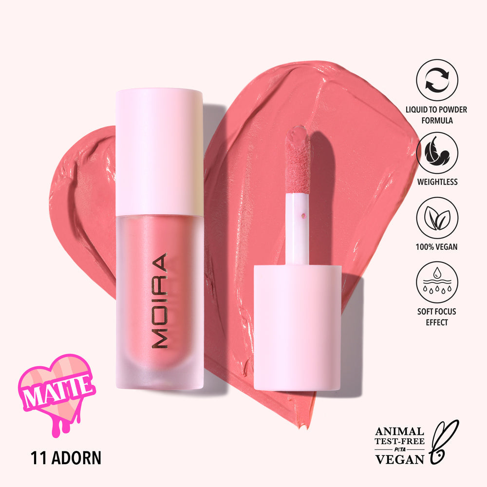 Moira Love Steady Liquid Blush w/ Display 108pcs + tester
