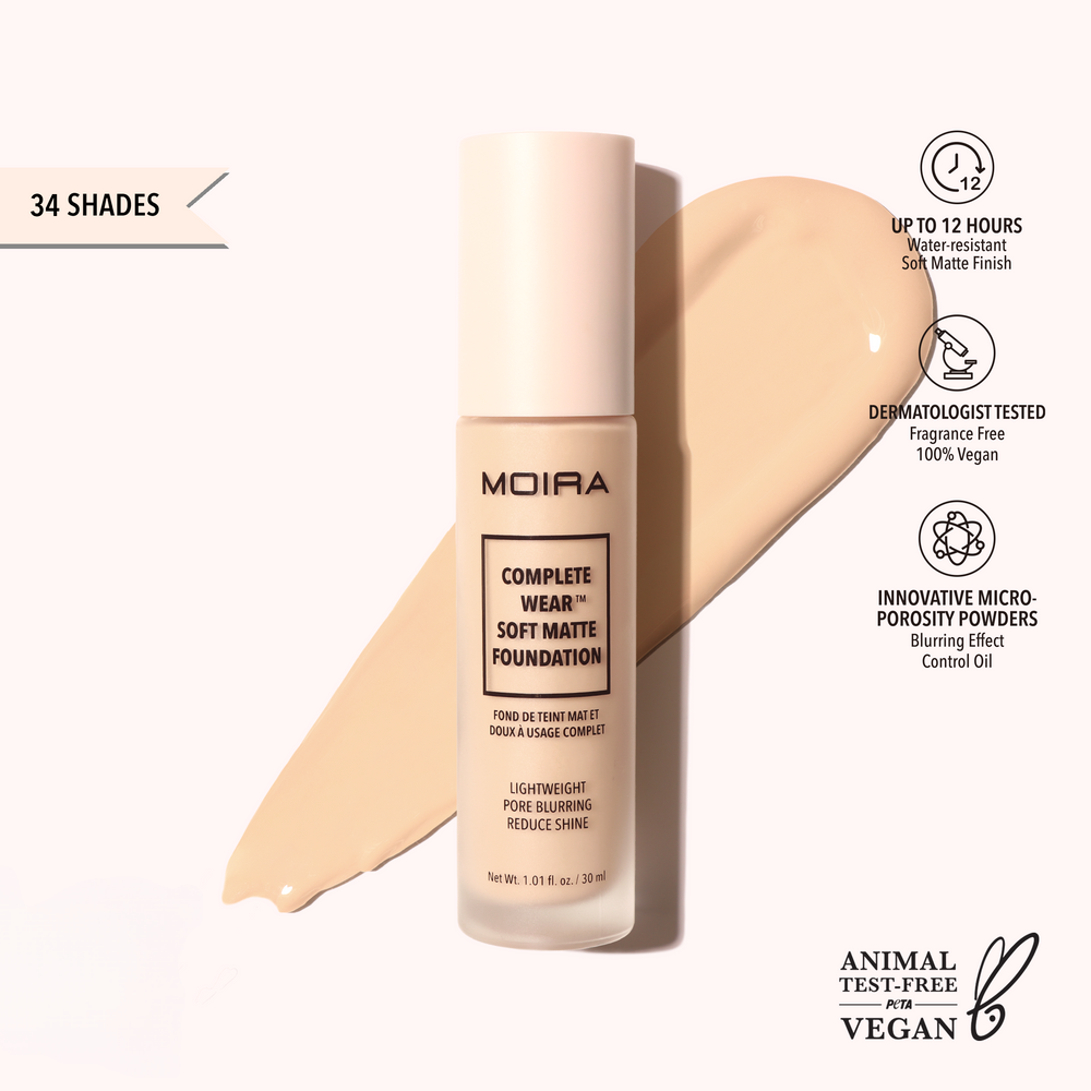 MOIRA Complete Wear Soft Matte Foundation (CWF) Refills