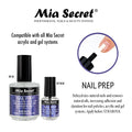 MIA SECRET Nail Prep 0.5 oz / 6pcs Box
