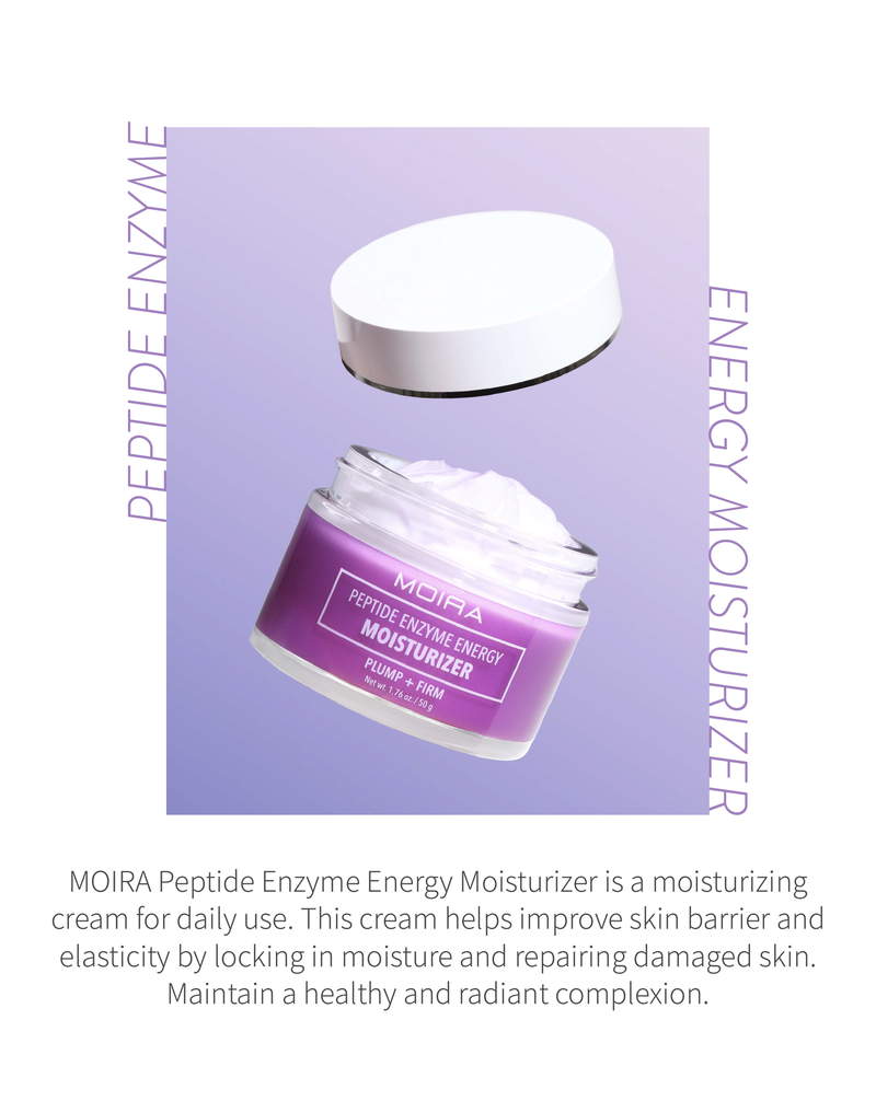 MOIRA Peptide Enzyme Energy Moisturizer (FCM001) | 3pcs Box