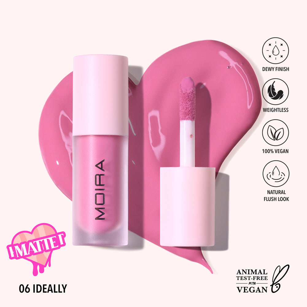 Moira Love Steady Liquid Blush w/ Display 108pcs + tester