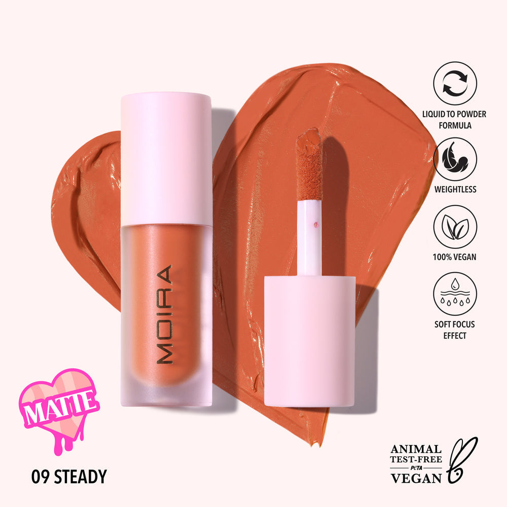 Moira Love Steady Liquid Blush w/ Display 108pcs + tester