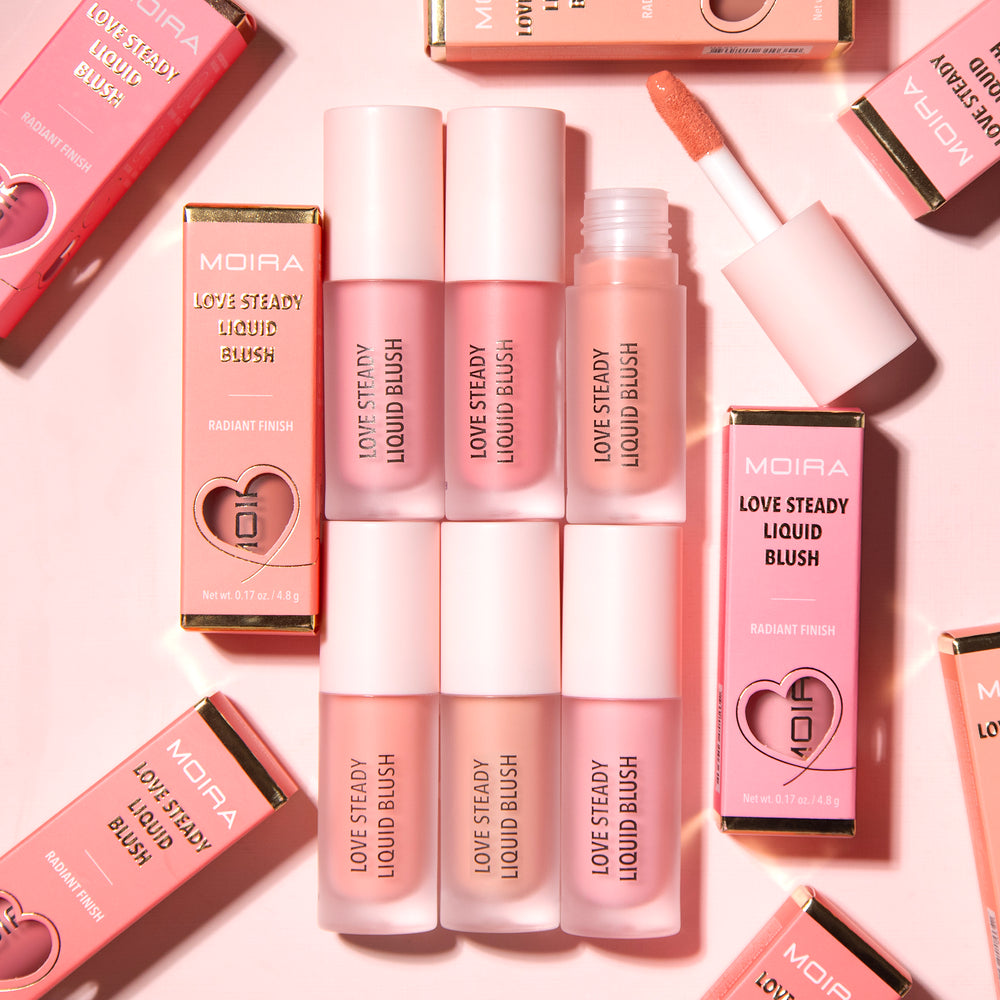 Moira Love Steady Liquid Blush w/ Display 108pcs + tester