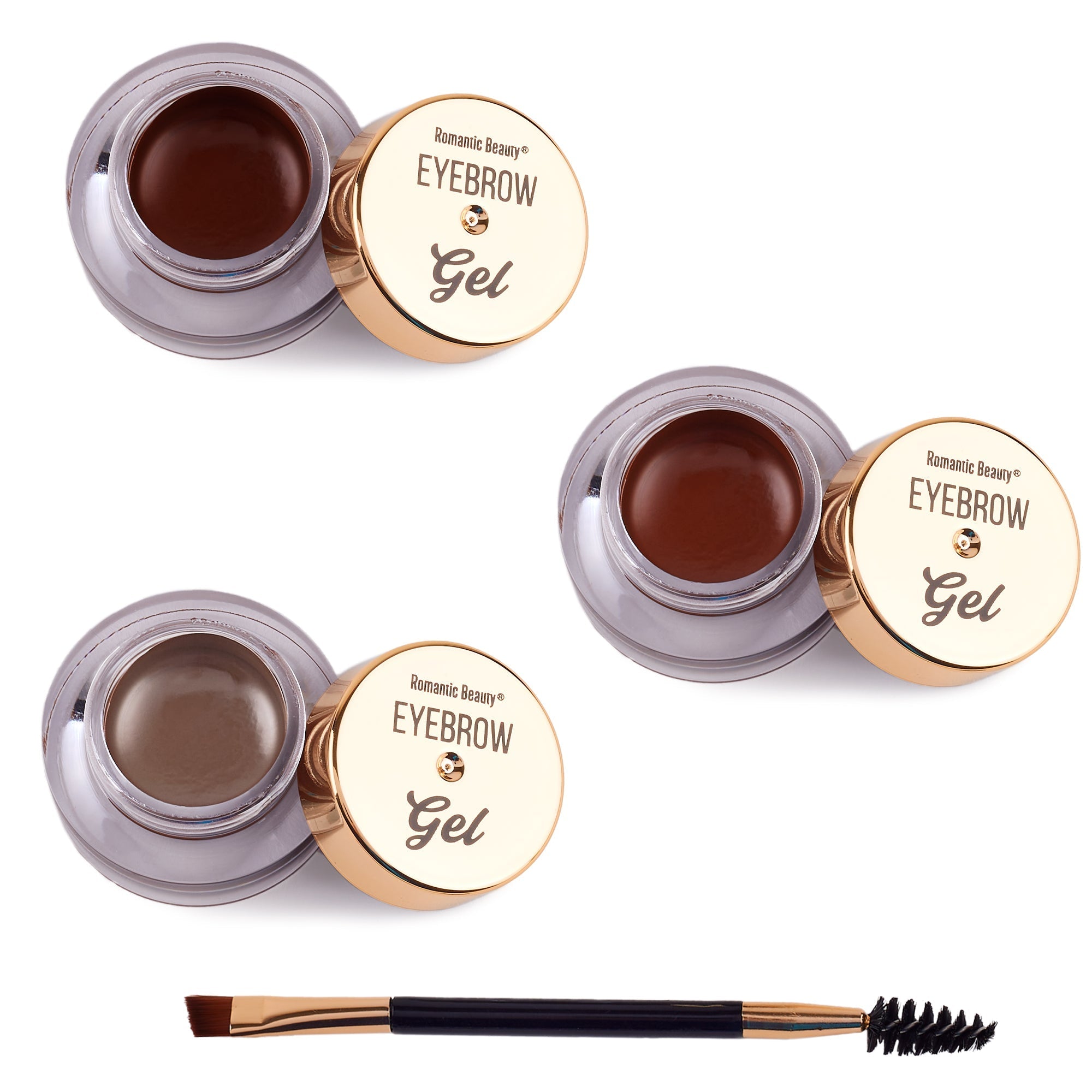 Romantic Beauty - Eyebrow Pomade - Water-Resistant #BP2101 / 24pcs Display