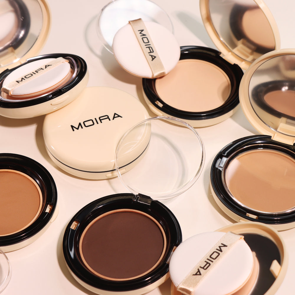 MOIRA Complete Wear Foundation Powder #CPFSET w/ Display + Tester