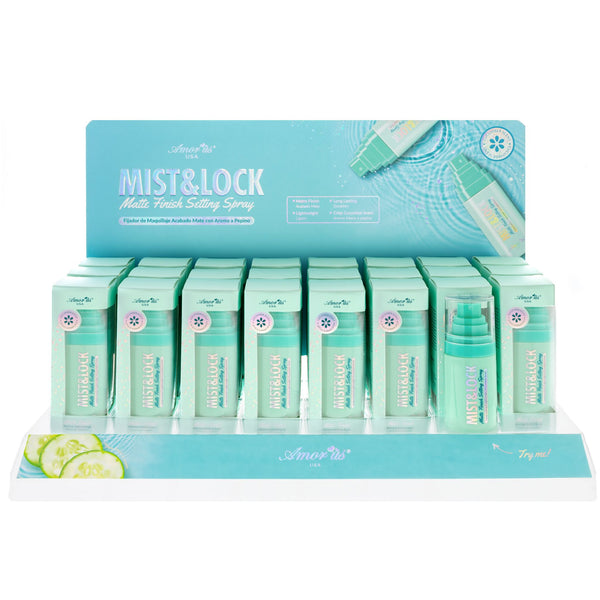 AMORUS Mist & Lock Matte Setting Spray / 24pcs Display  + Tester