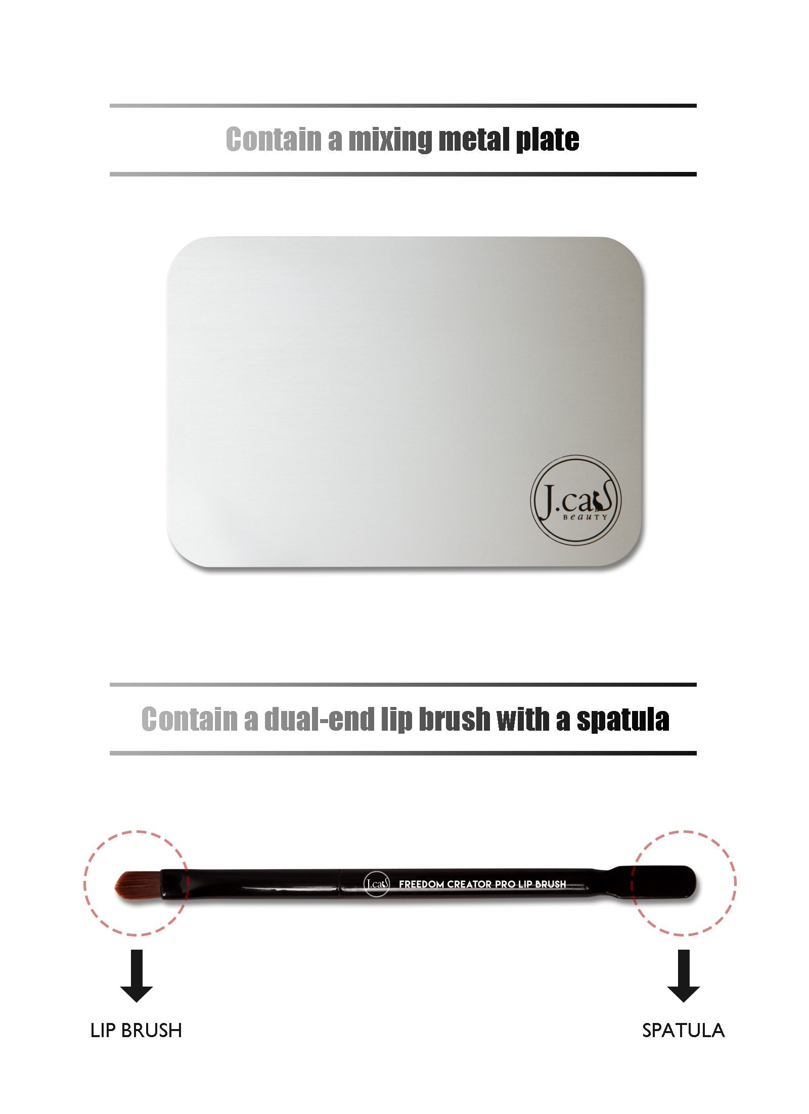 J. CAT BEAUTY Freedom Creator Mix Lip Palette  #FC101