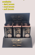 BB&W - EYEBROW POWDER & GEL - 12PCS DISPLAY - DARK BROWN