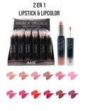 AMUSE Double Trouble Matte Lip Dou / Long-lasting - 24pcs Display