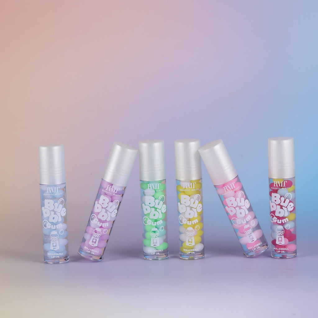 Romantic Beauty  - Buebblen Gum Rollerball Lip Oil #LO-8450 / 24pcs Display