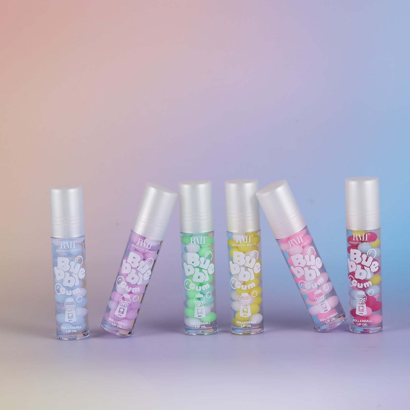 Romantic Beauty  - Buebblen Gum Rollerball Lip Oil #LO-8450 / 24pcs Display