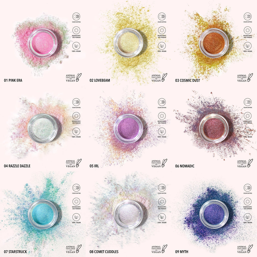 MOIRA Startruck Chrome Loose Powder w/ Display 60 pcs Display + Tester