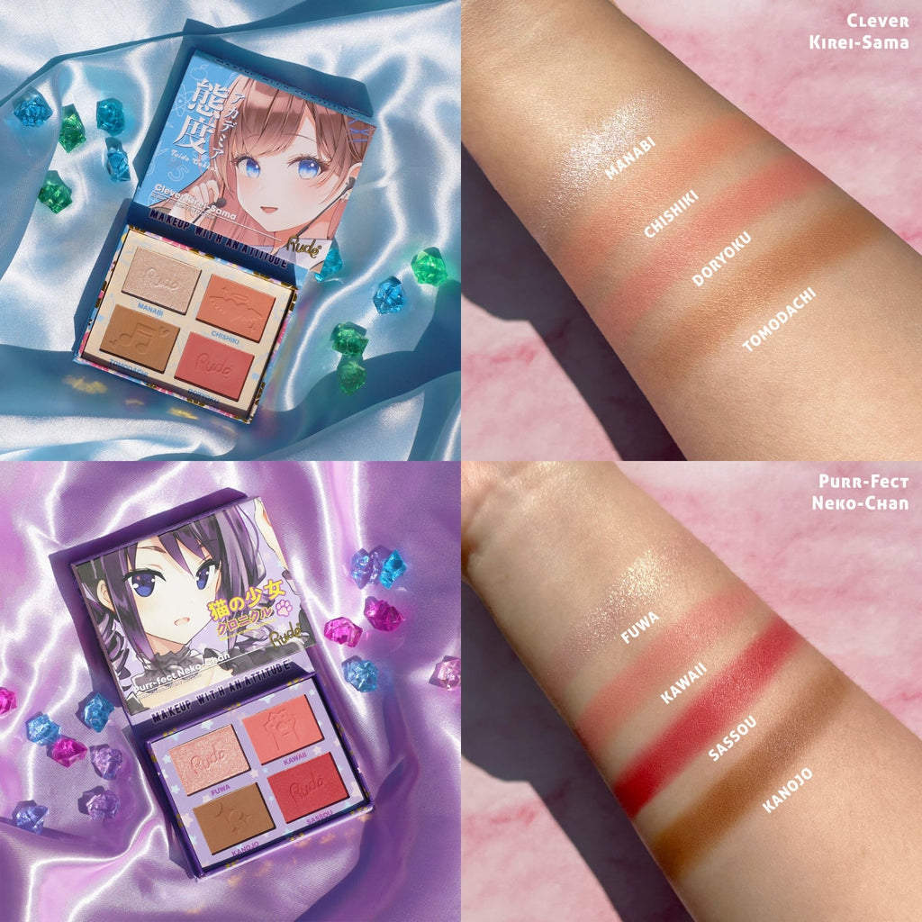 RUDE Manga Face Collection / Blush / Highlighter / Contour