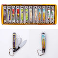 ADORO Multi-Tool Nail Clipper w/ Chain & File #001-1117 12pcs Box