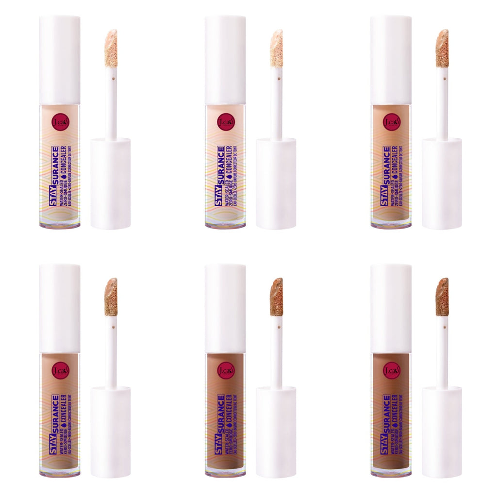J. CAT BEAUTY StaySurance Water-Sealed / Zero-Smudge Concealer w/ Display 144pcs Display + Tester free