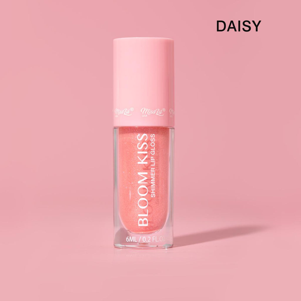 MISS LIL Bloom Kiss Shimmer Lipgloss   | 72pcs Dispay  + Tester free