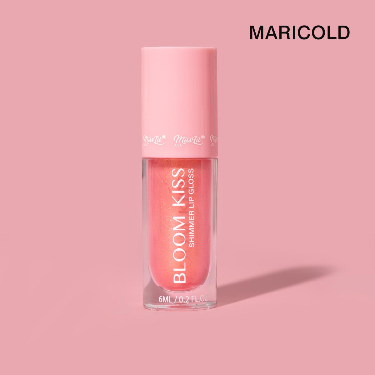 MISS LIL Bloom Kiss Shimmer Lipgloss   | 72pcs Dispay  + Tester free