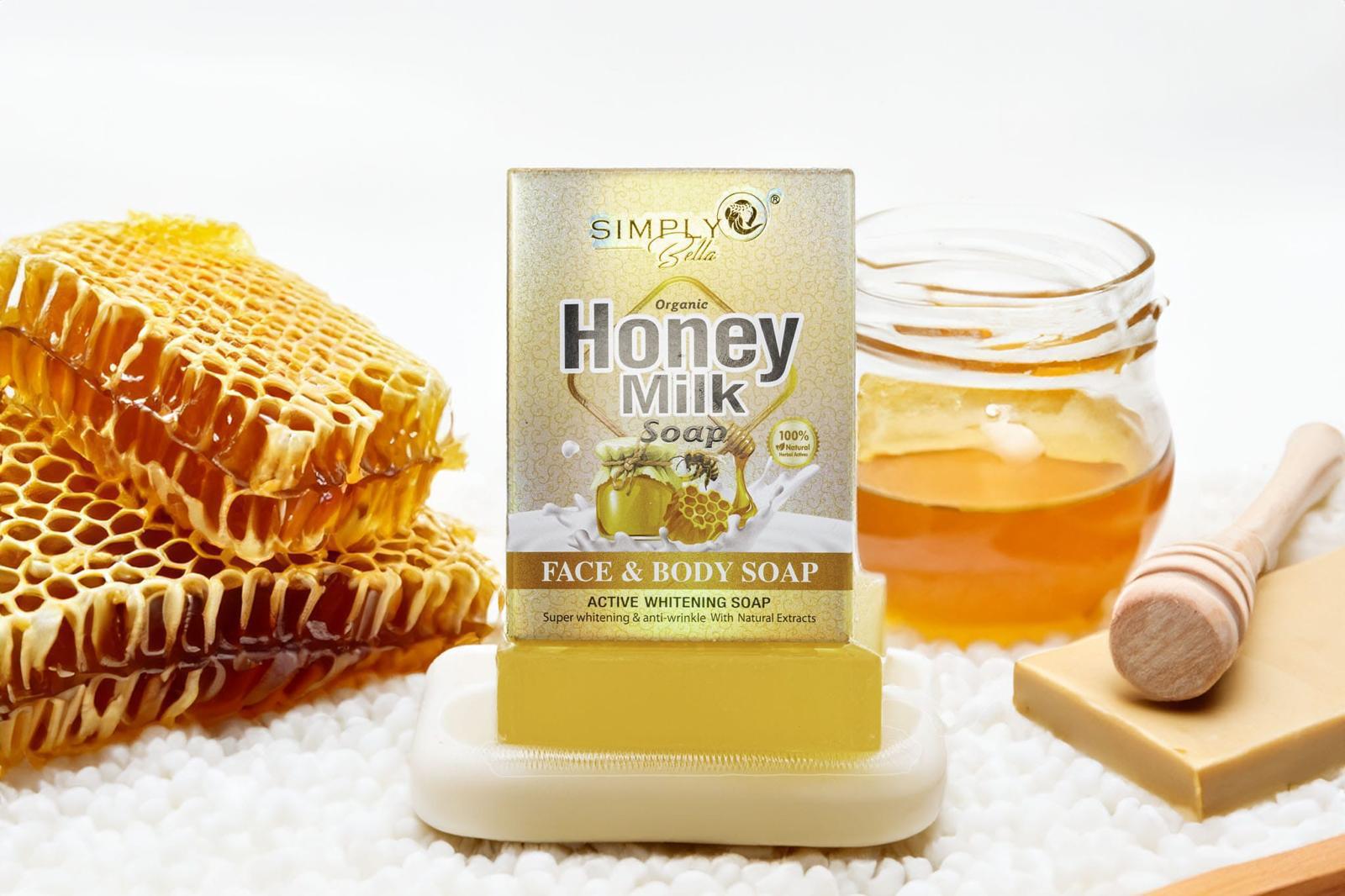 SIMPLY BELLA - HONEY MILK SOAP..... 12pcs display