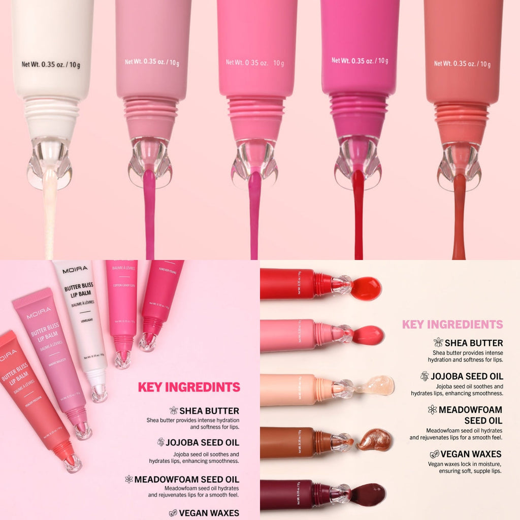 MOIRA Butter Bliss Lip Balm (BBLB) Refills 3pcs Pack