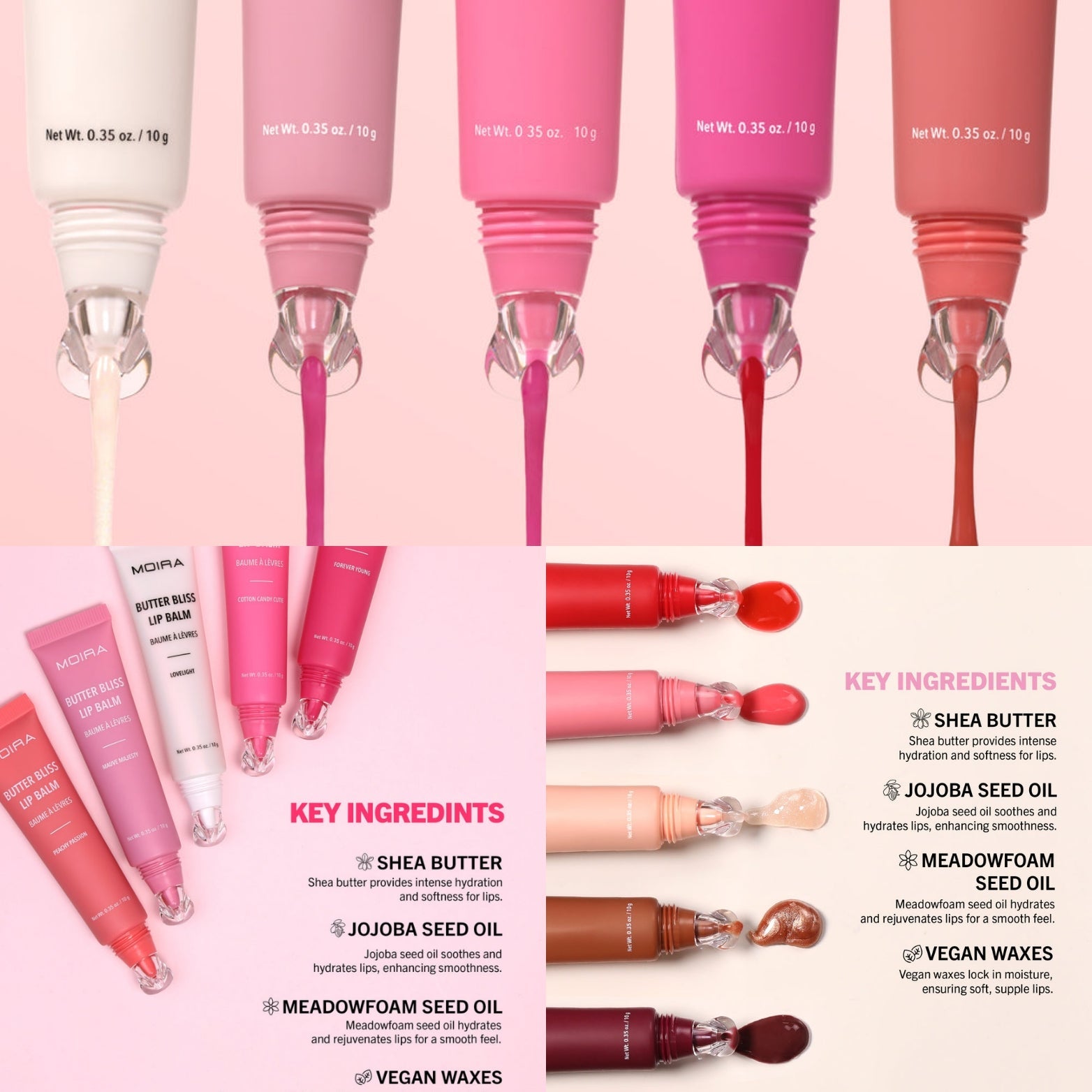 MOIRA Butter Bliss Lip Balm (BBLB) Refills 3pcs Pack