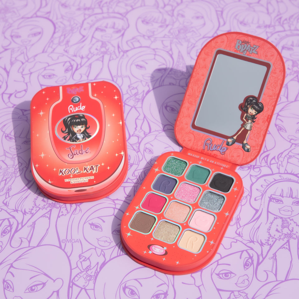 RUDE Bratz Jade Eyeshadow Palette / Kool Kat #38683