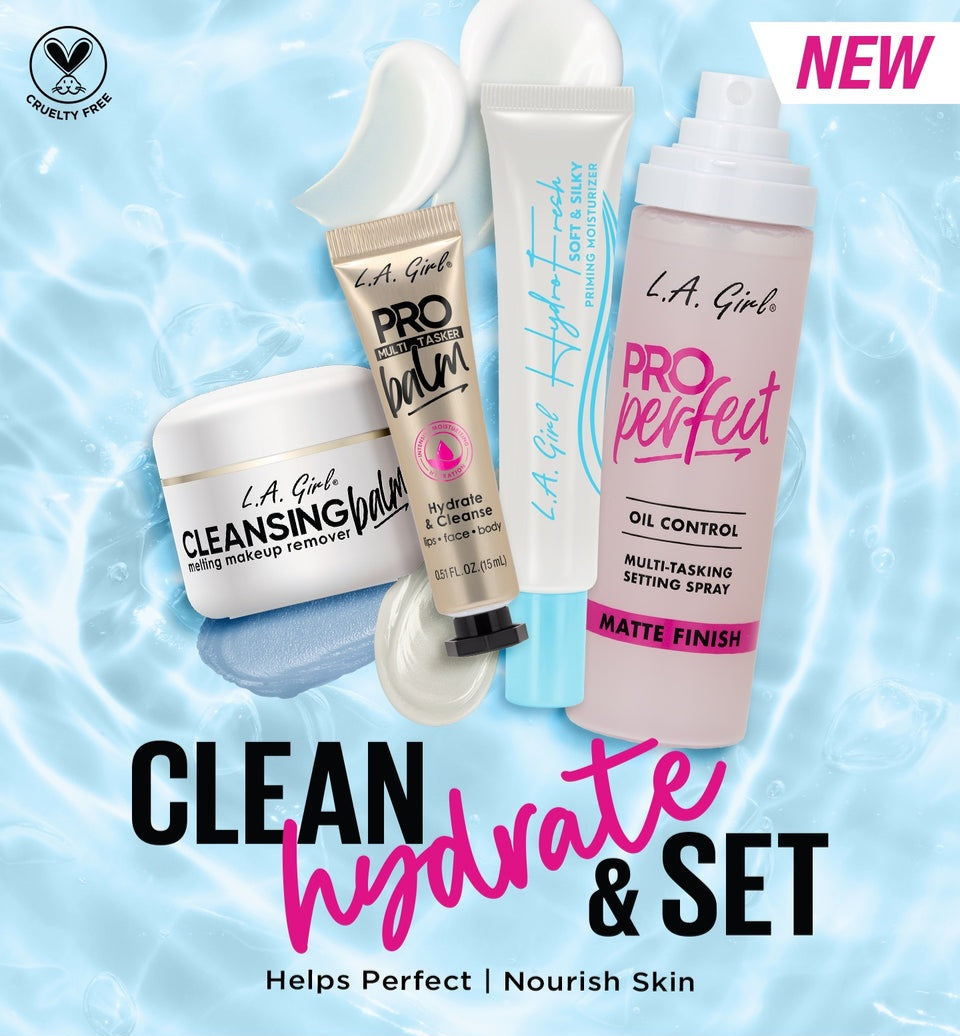 LA Girl - Clean Hydrate & Set - Helps Perfect & Nourish Skin #GPD534B / 24pcs display