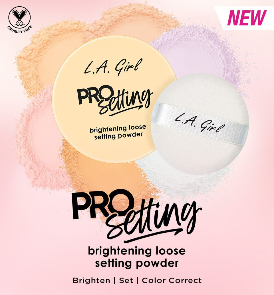 LA GIRL GCD532 PRO Setting Brightening Loose Setting Powder  w/ Display | 72pcs Dispay