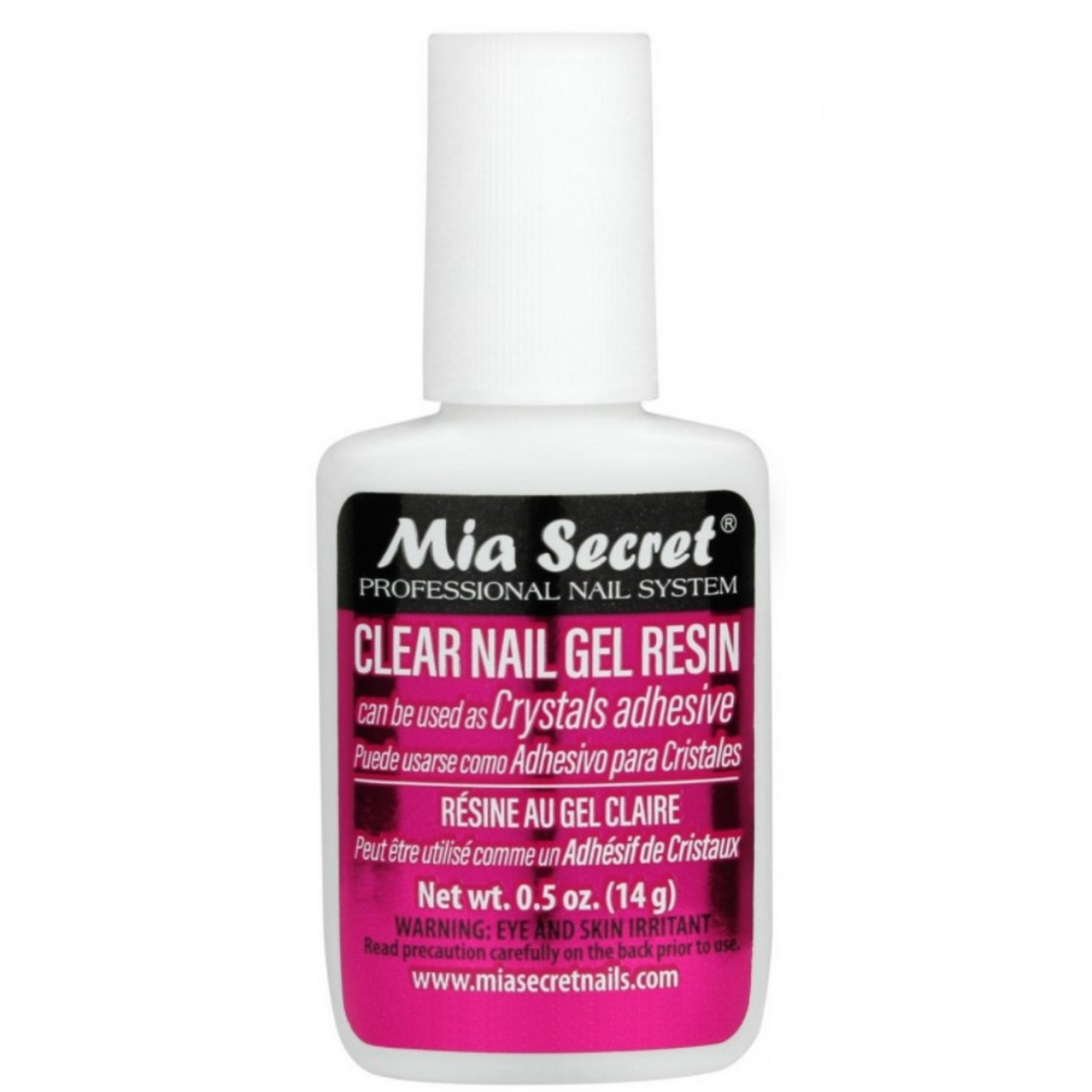 MIA SECRET - CLEAR NAIL GEL RESIN - 323 (6 pc)