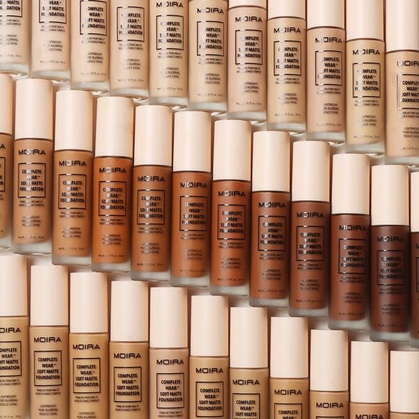 MOIRA Complete Wear Soft Matte Foundation Set C w/Display 21pcs Display + tester