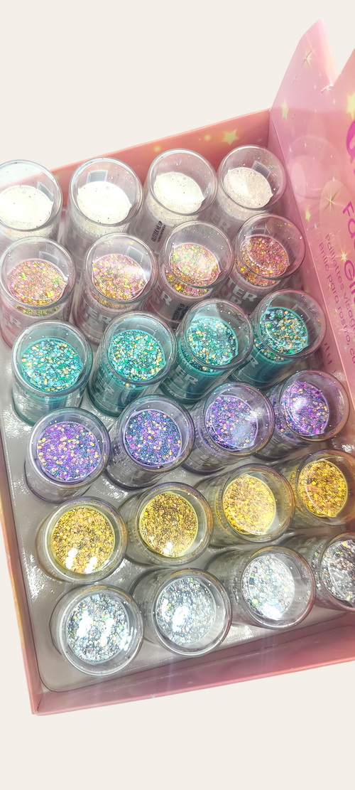 BEAUTY TREATS Glitter Me Up - Face-Body & Hair Glitter Stick #221 / 24Pcs Display