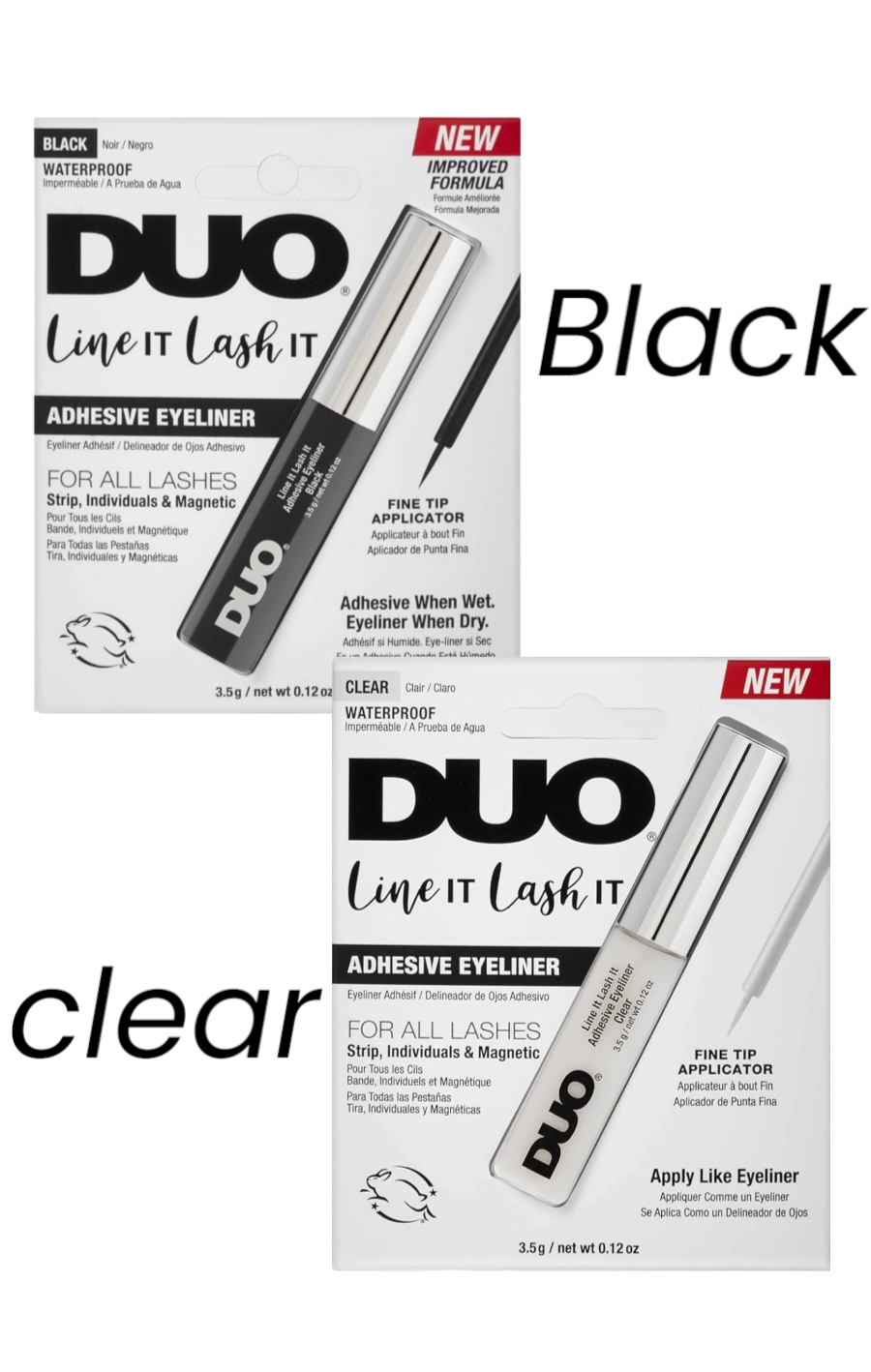 DUO Line It Lash It Adhesive Eyeliner | 6pcs pack