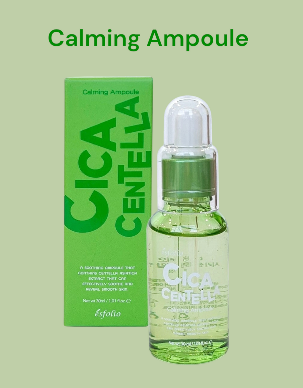 ESFOLIO Ampoule Cica Centella 30ml