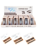 ITALIA DELUXE Brow Fix Powder Duo #830BP | 36pcs Display