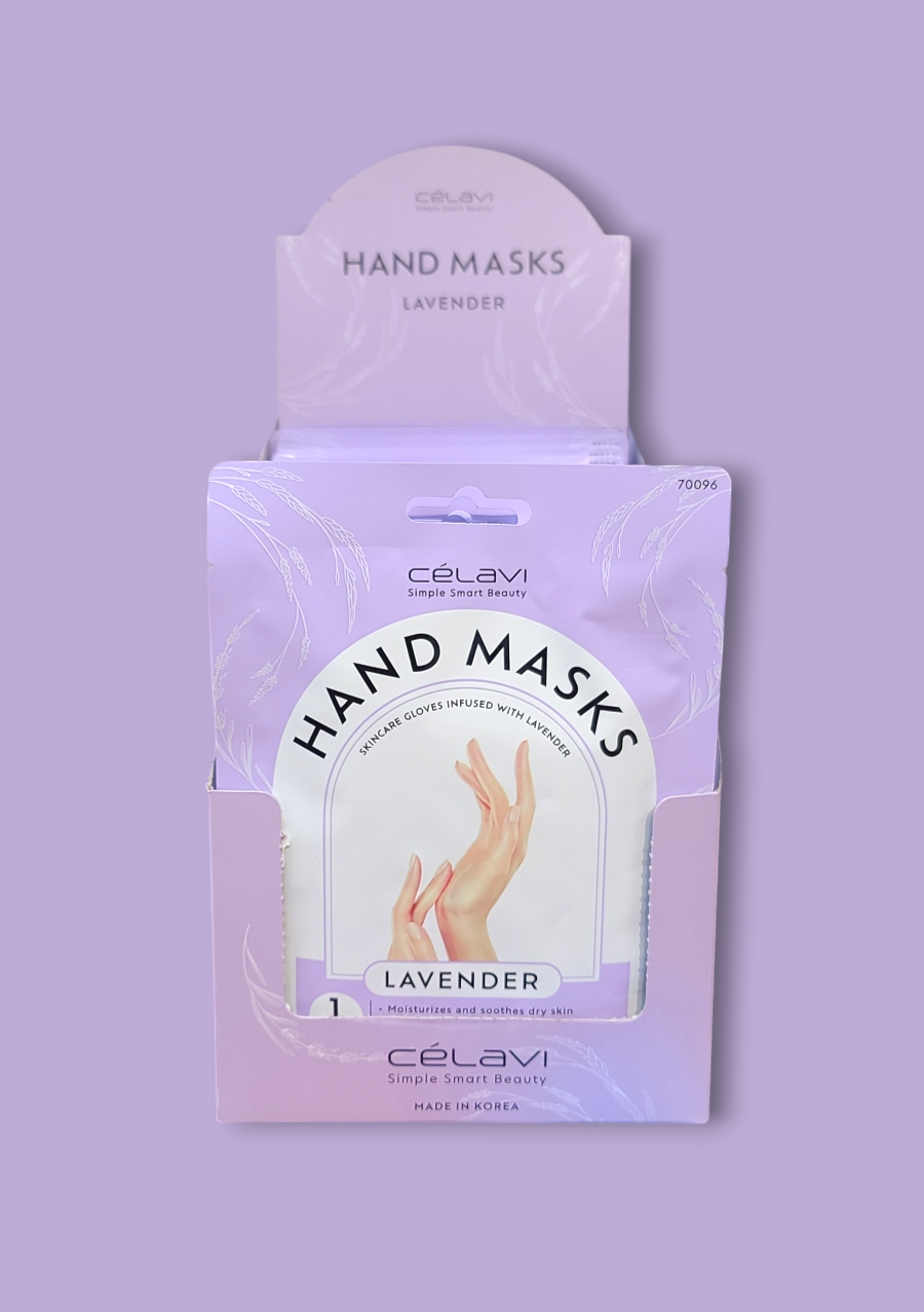 Celavi Hand Mask / Lavander 24pack Display