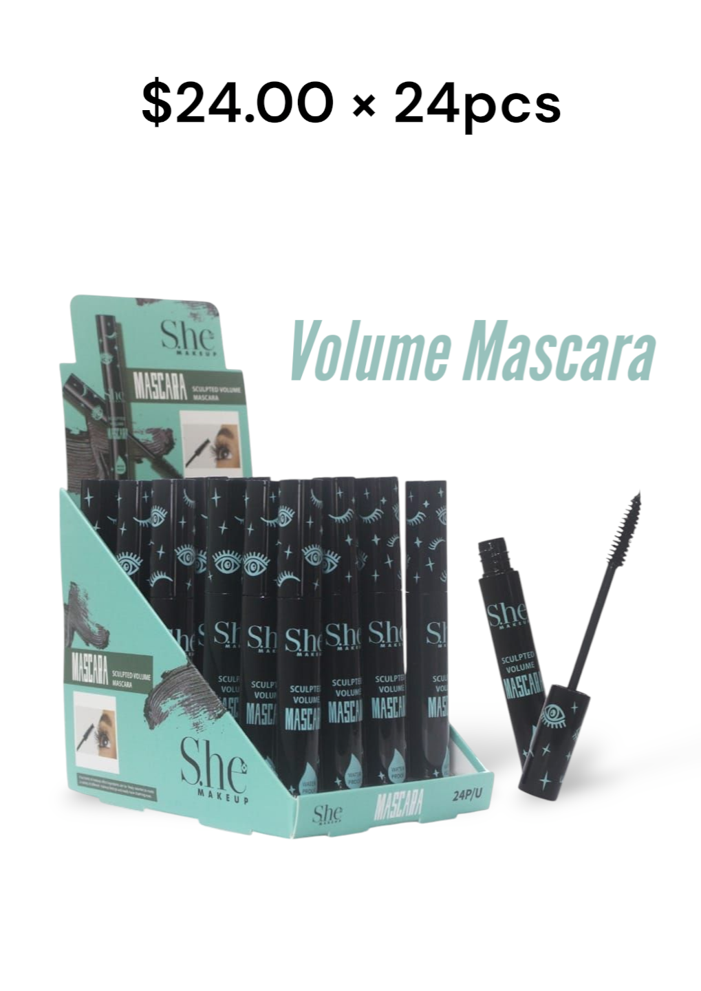 S.he Makeup Sculpet Volume Mascara #SH01