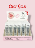 S.he Makeup Effects Lip Oil Clear #LG07 / 36pcs Display