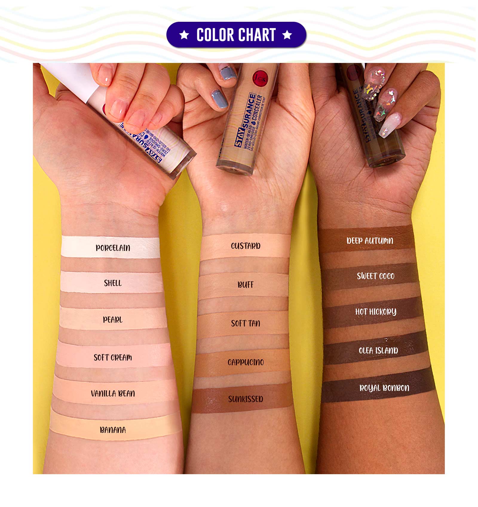 J. CAT BEAUTY StaySurance Water-Sealed / Zero-Smudge Concealer | Refills