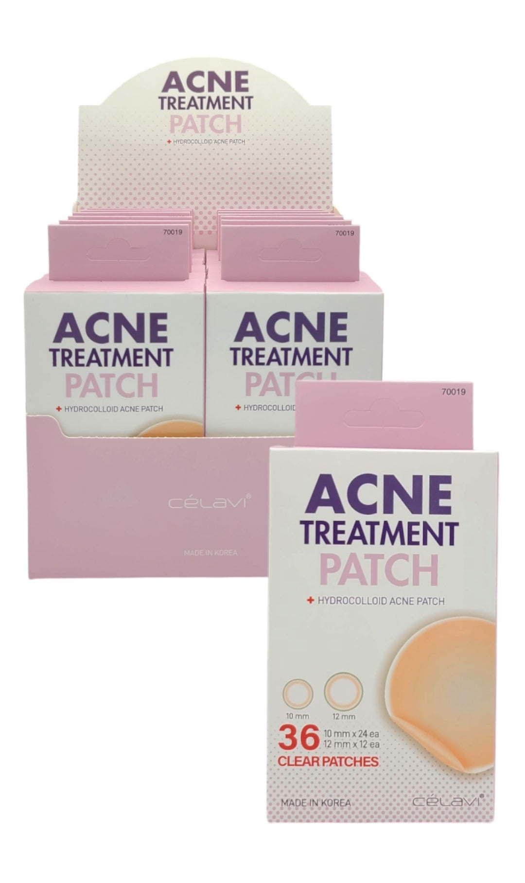 Celavi Acne Treatment Path - Hydrocolloid Acne Path  / 12 pack