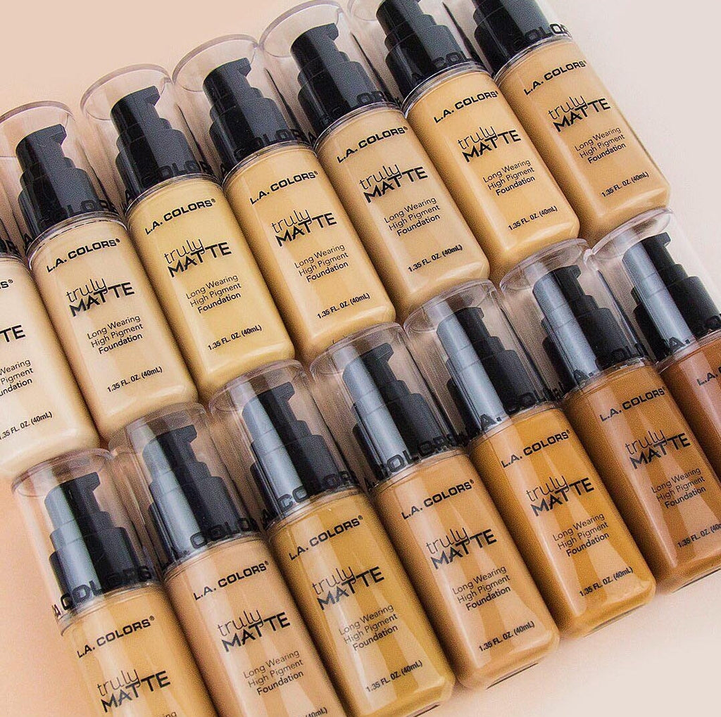 LA COLORS Truly Matte Foundation #CLM | Refills | 3pcs Box