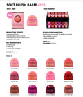 MOIRA Soft Blush Balm w/ Display | 72pcs + tester