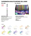 MOIRA SuperNova Multichrome Gel Liner w/ Display 60pcs Display + Tester