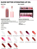 MOIRA Glow Getter Hydrating Lip Oil w/ Display 90pcs Display + Tester
