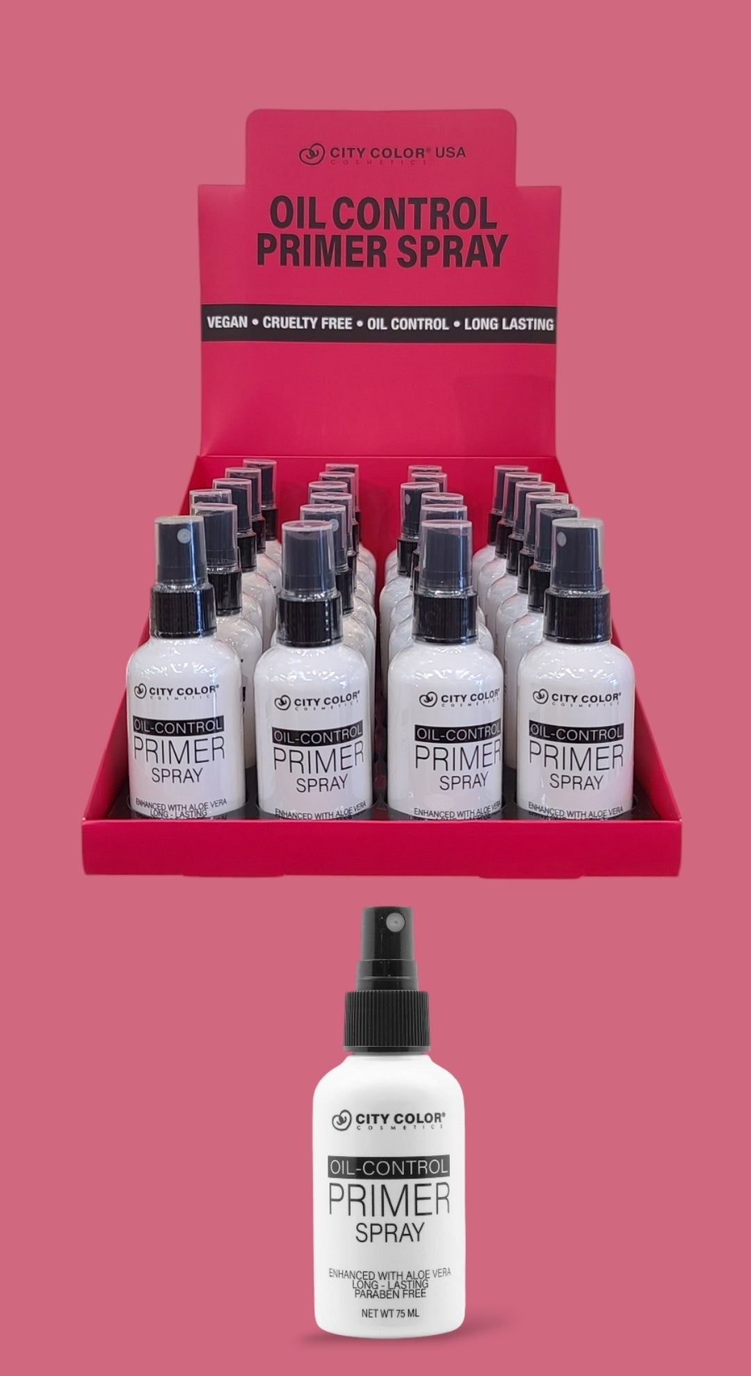 CITY COLOR Oil Control Primer Spray #F-0057 | 48pcs Box