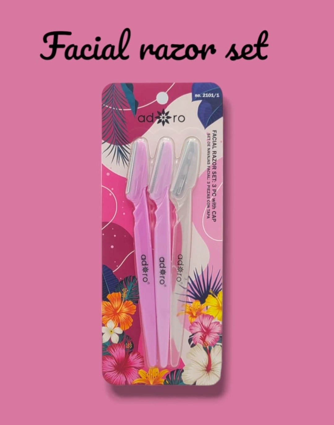 ADORO Facial Razor Set | 12set pack
