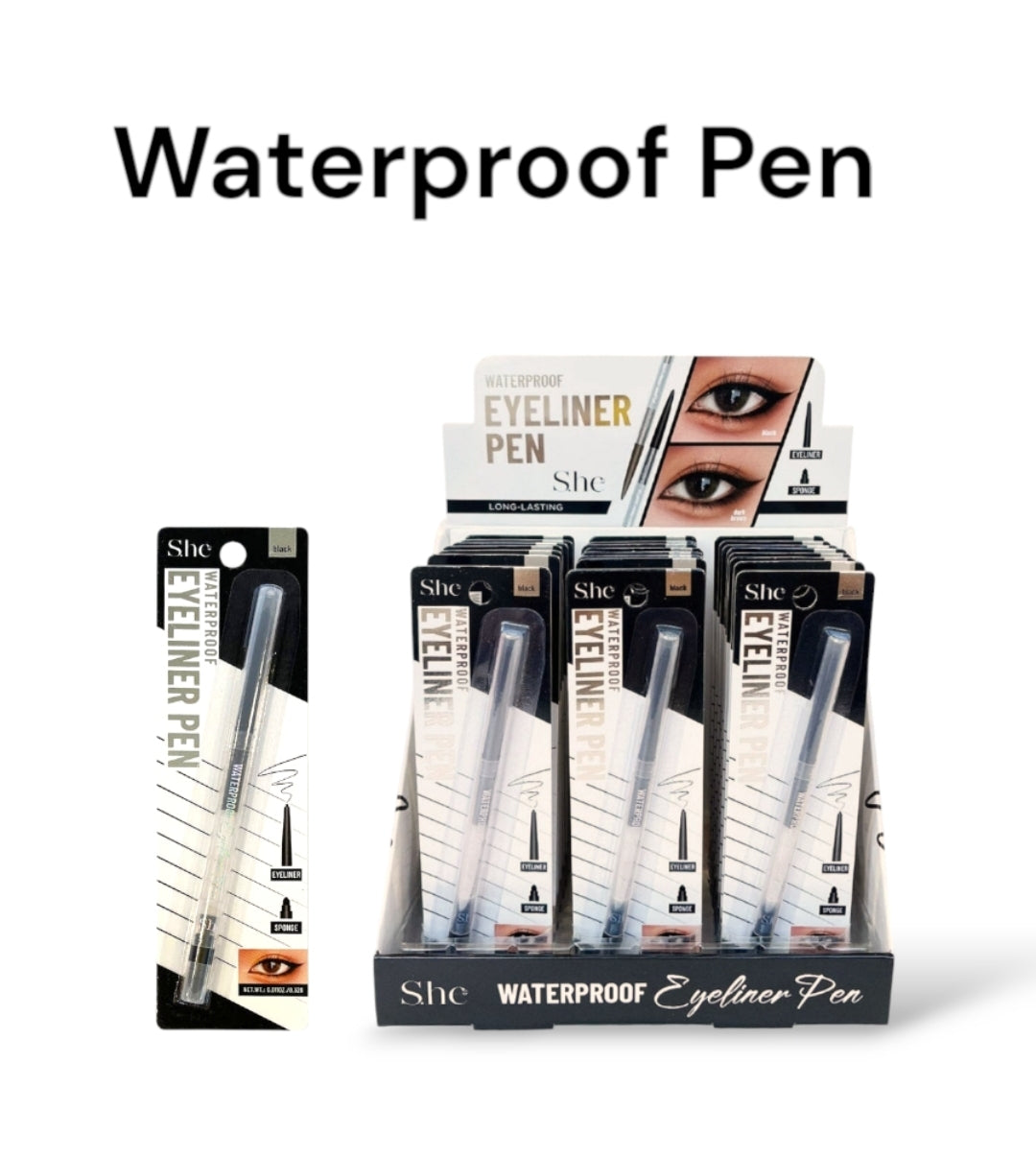 S.he Makeup Eyeliner Pen Waterproof #EP1029 | 24pcs Display