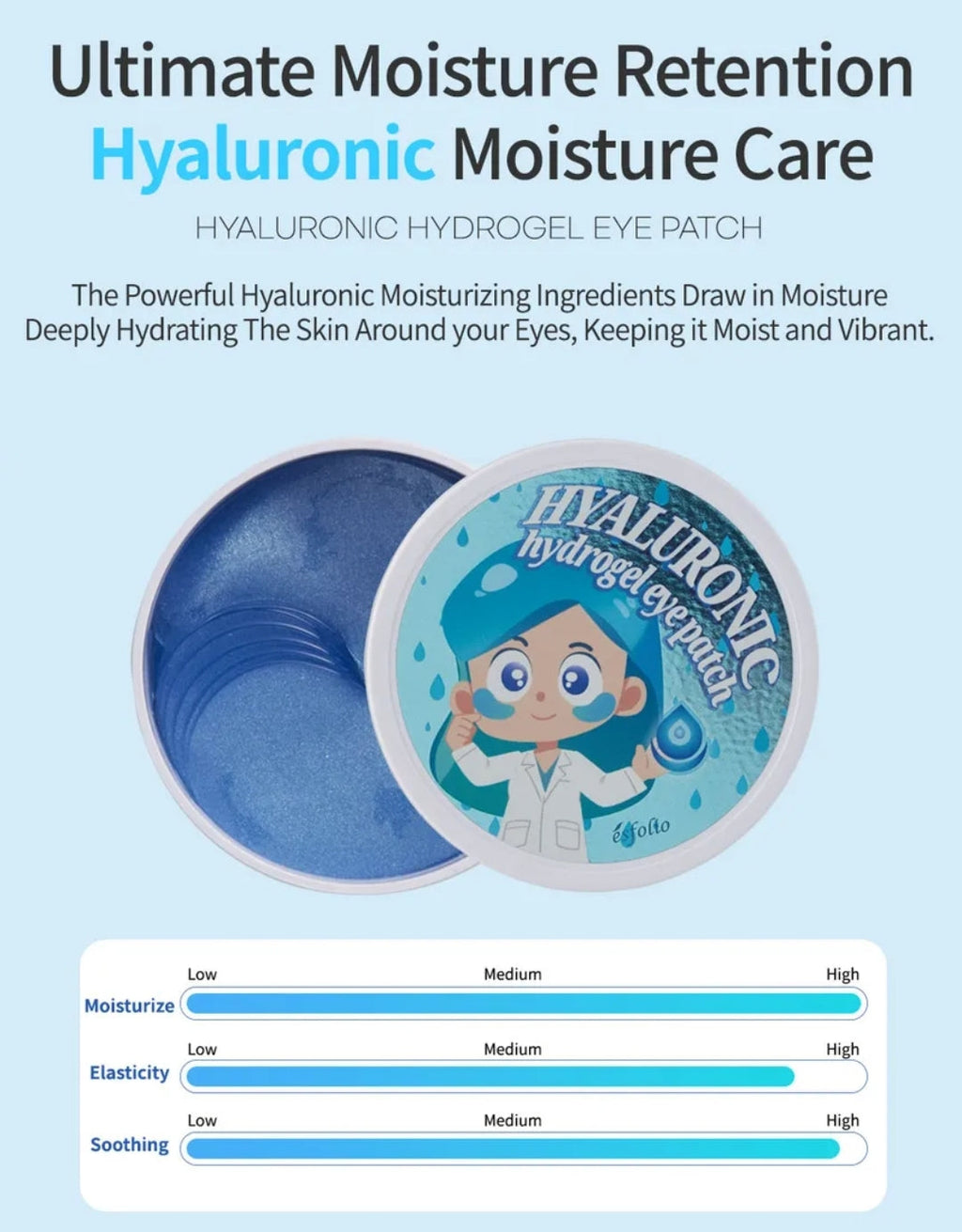 ESFOLIO HydroGel Eye Patch Hyaluronic