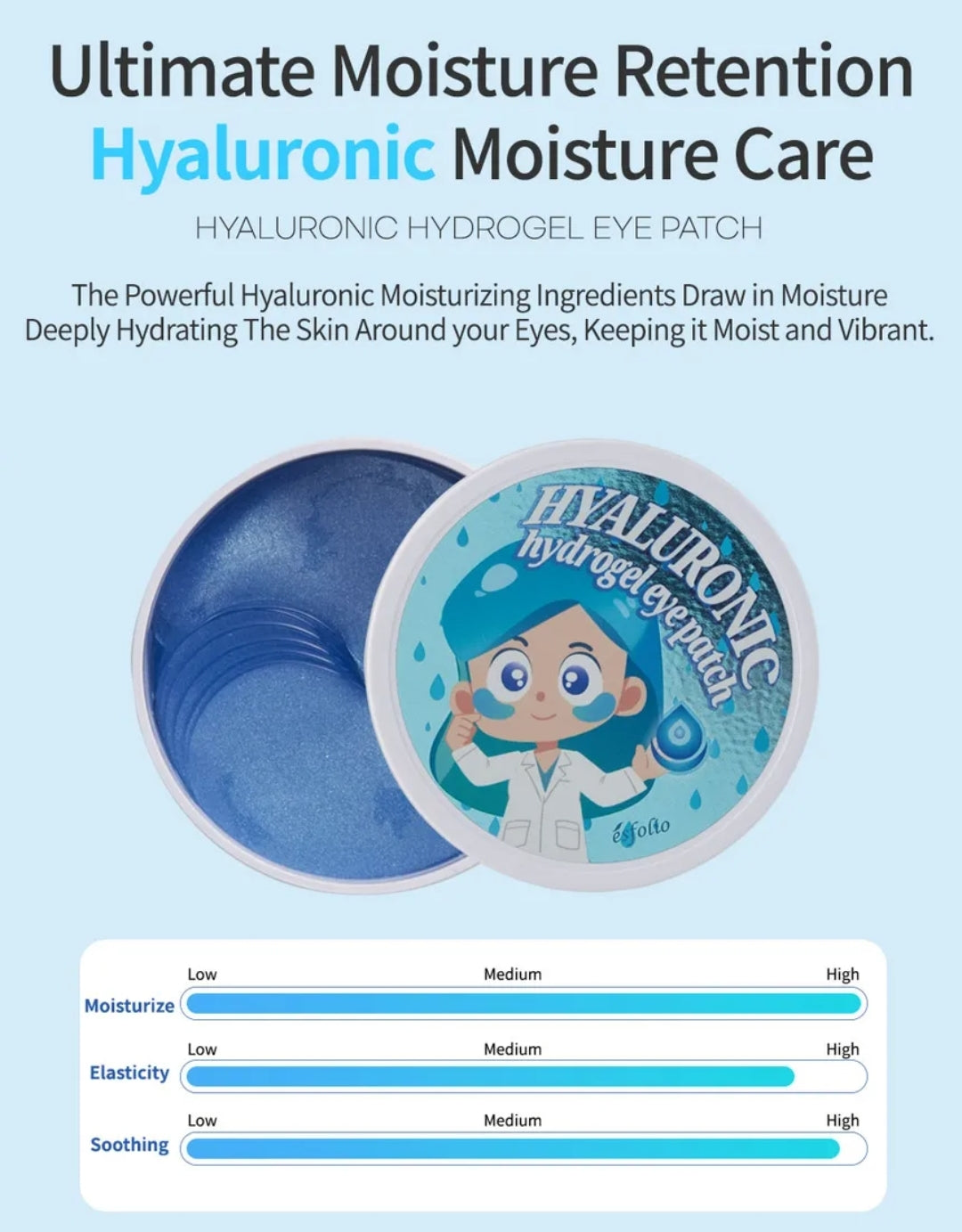 ESFOLIO HydroGel Eye Patch Hyaluronic