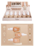 She Makeup Satin Drops Foundation #RF1002 24pcs Display
